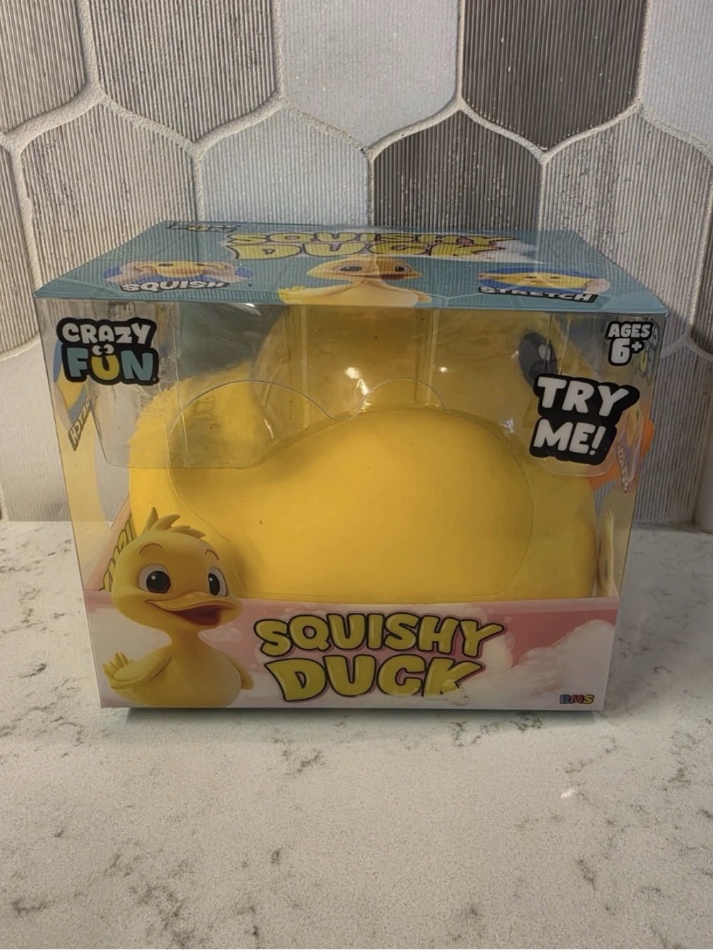 Squishy DUCK Crazy Fun Duck Squishy Squeeze Toy JUMBO Yellow NEW Fidget NEW